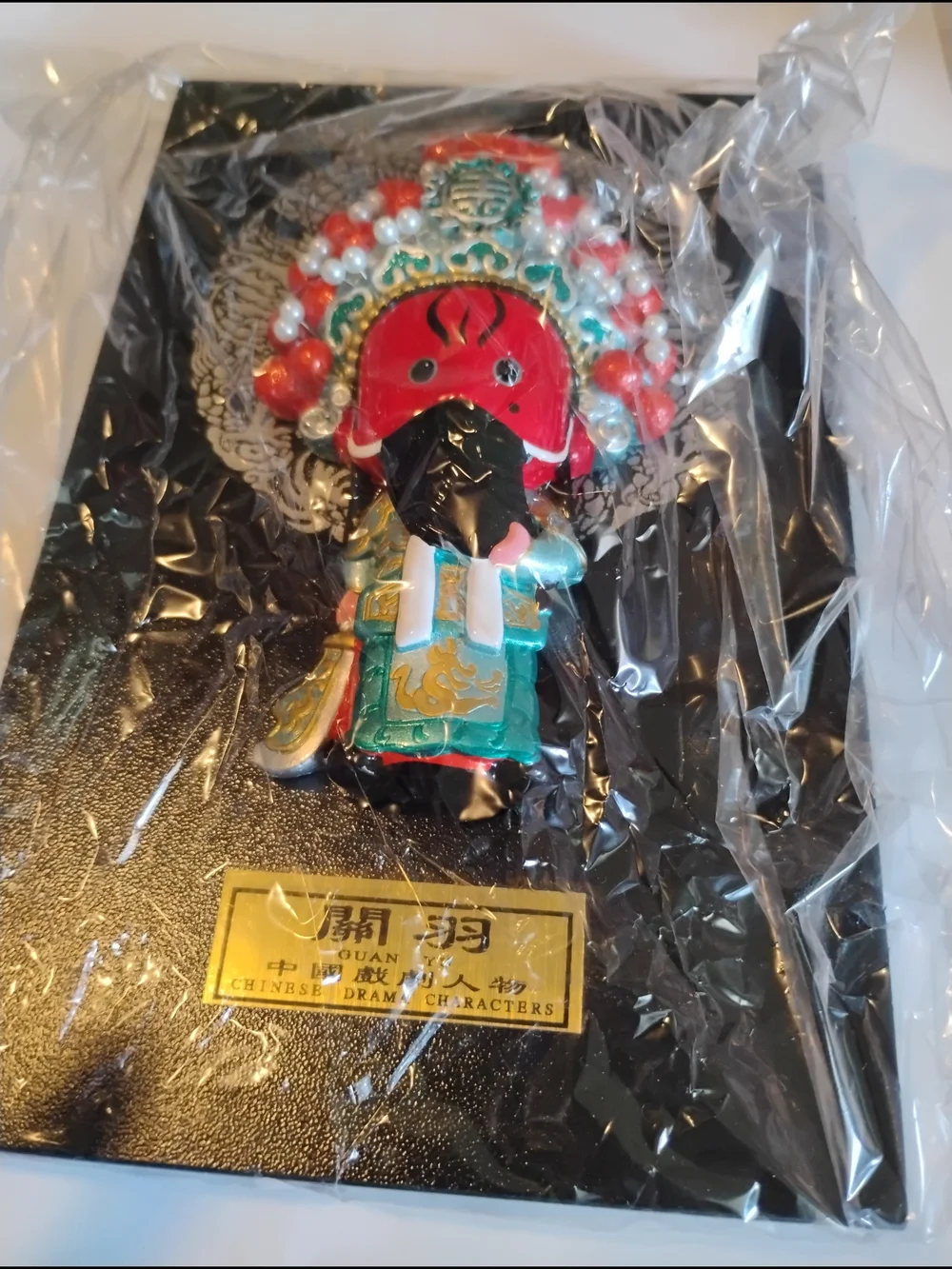 Kids Accessories: Red & Turquoise Chinese Drama Character Pin 5/8